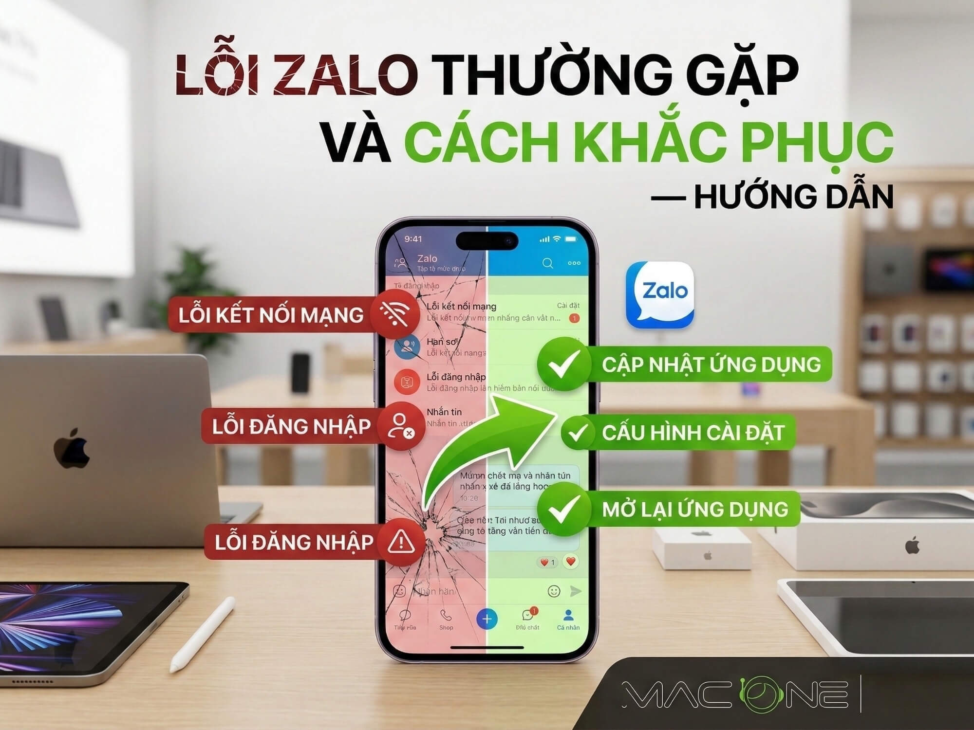 Lỗi Zalo thường gặp và cách khắc phục — Hướng dẫn
