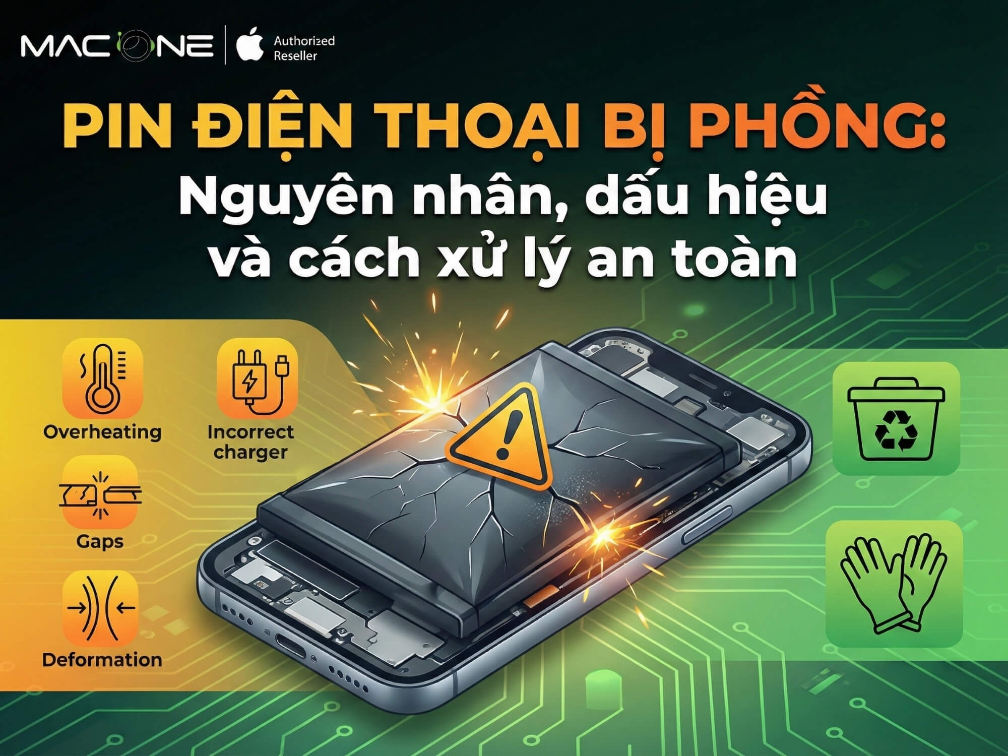 Pin điện thoại bị phồng: Nguyên nhân, dấu hiệu và cách xử lý an toàn