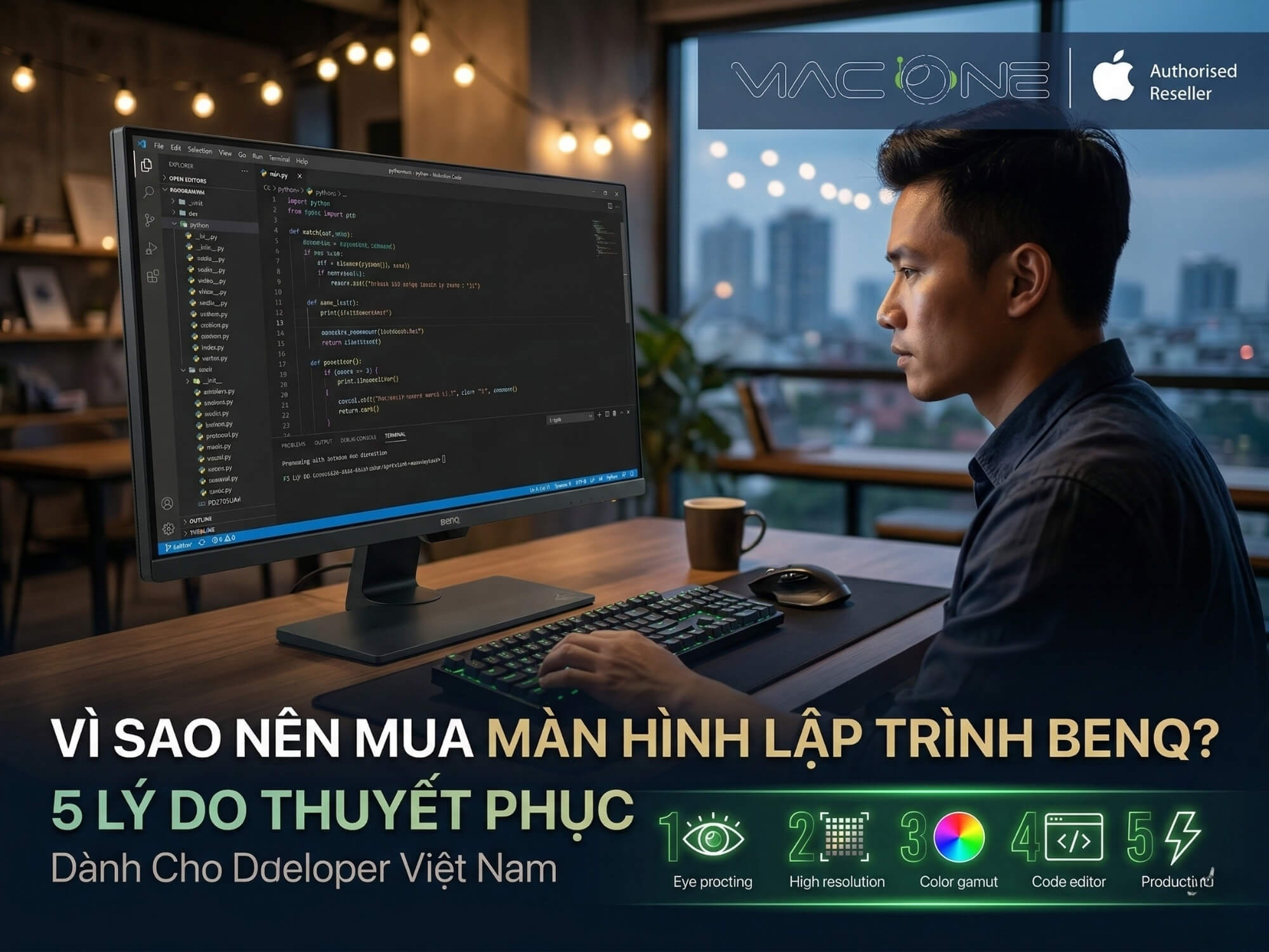 Vì Sao Nên Mua Màn Hình Lập Trình BenQ: 5 Lý Do Thuyết Phục Dành Cho Developer Việt Nam