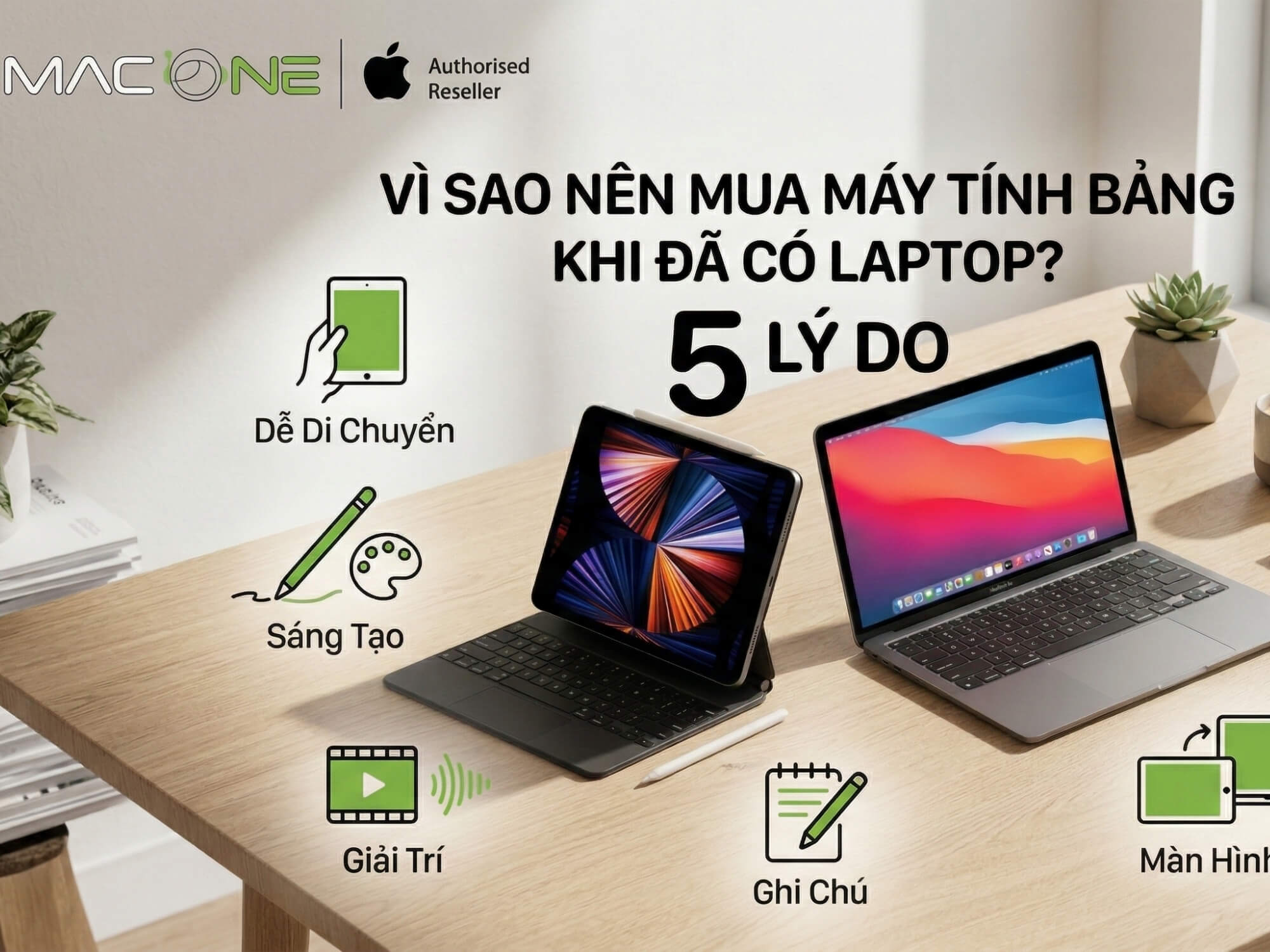 Vì Sao Nên Mua Máy Tính Bảng Khi Đã Có Laptop? 5 Lý Do