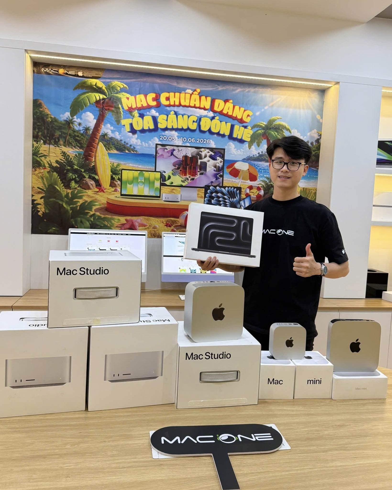 Ghép cụm Mac qua Thunderbolt 5: Máy trạm mới cho dân AI và phòng thu  