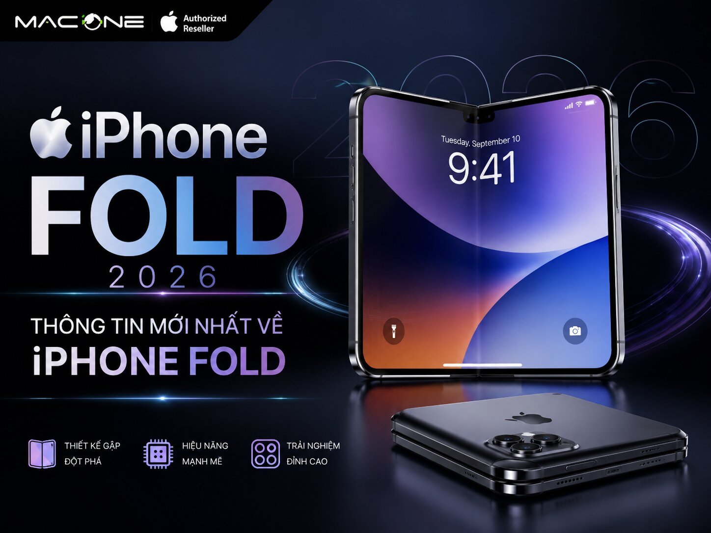 iPhone màn hình gập 2026: Thông tin mới nhất về iPhone Fold