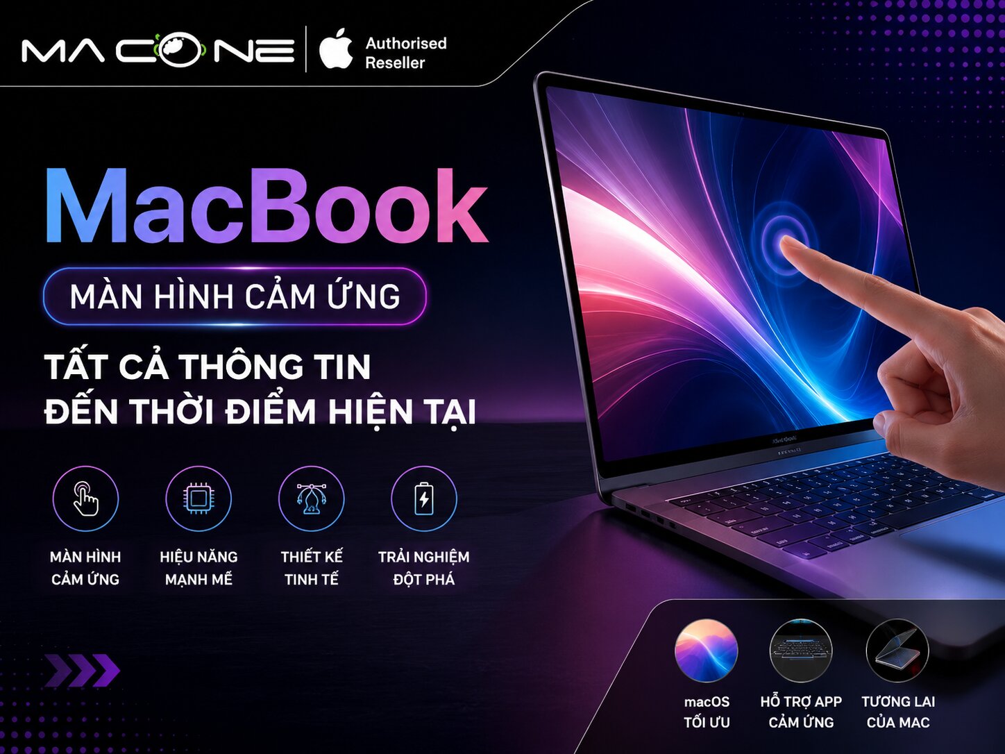 MacBook màn hình cảm ứng: Tất cả thông tin đến thời điểm hiện tại