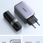 Củ sạc nhanh GaN 65W Ugreen 10335 CD244, 3 cổng, 2 USB-C và 1 USB Type-A - ảnh 4
